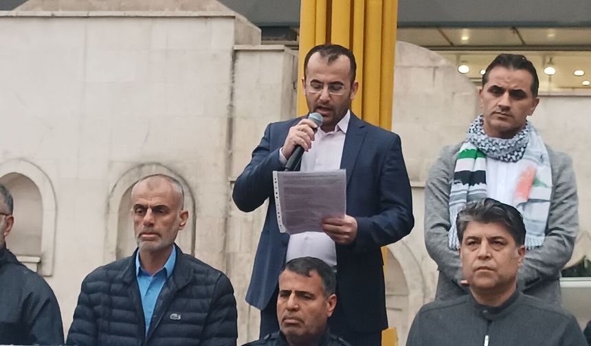 Batman’da ‘İsrail’ protestosu