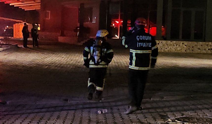 Çorum Organize Sanayi Bölgesinde lavaş fabrikasında yangın