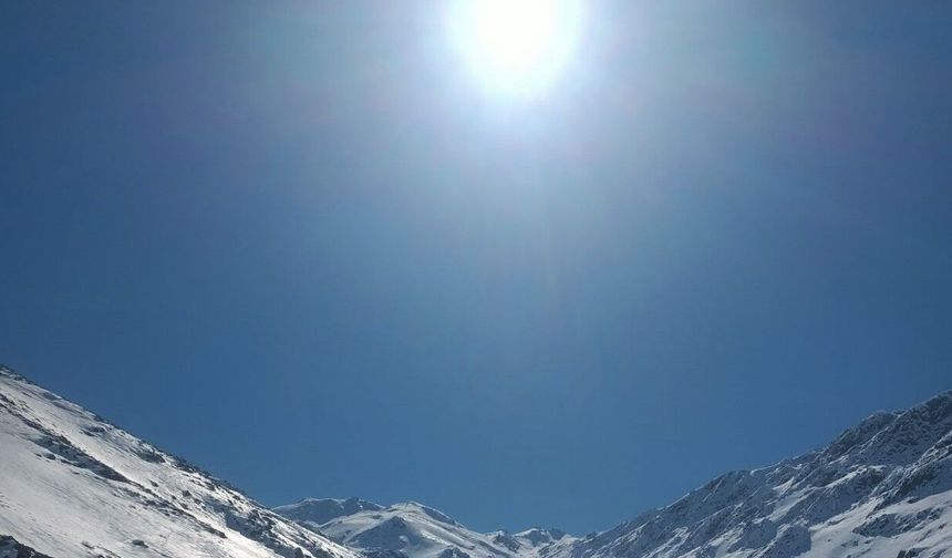 Slovenyalı dağcılar, Cilo Dağı eteklerinde dağ kayağı yaptı
