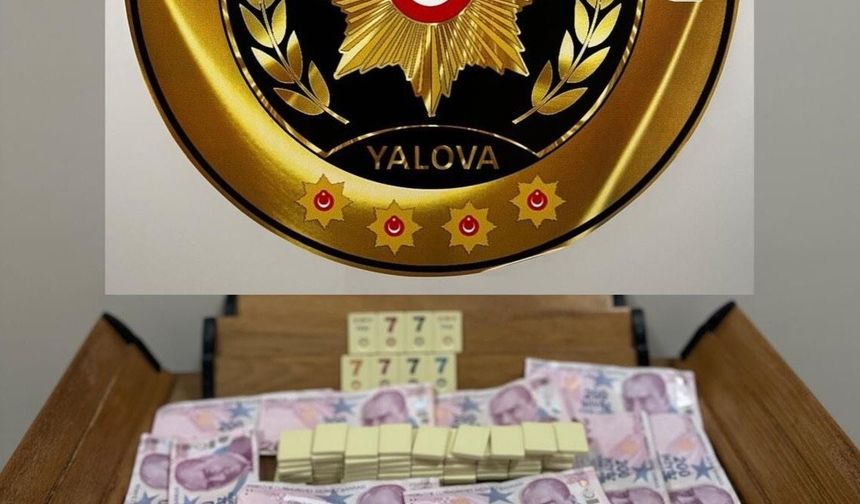 Yalova’da kumar baskını; 13 kişiye toplam 120 bin lira ceza kesildi