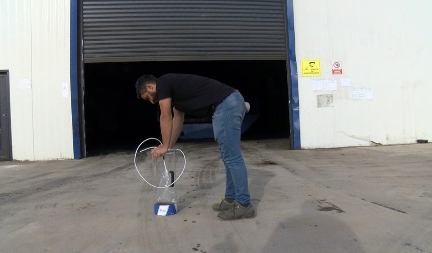 Bingöl'de, yoğun koku yayan bir firma ve çevresinde emisyon ölçümü yapıldı