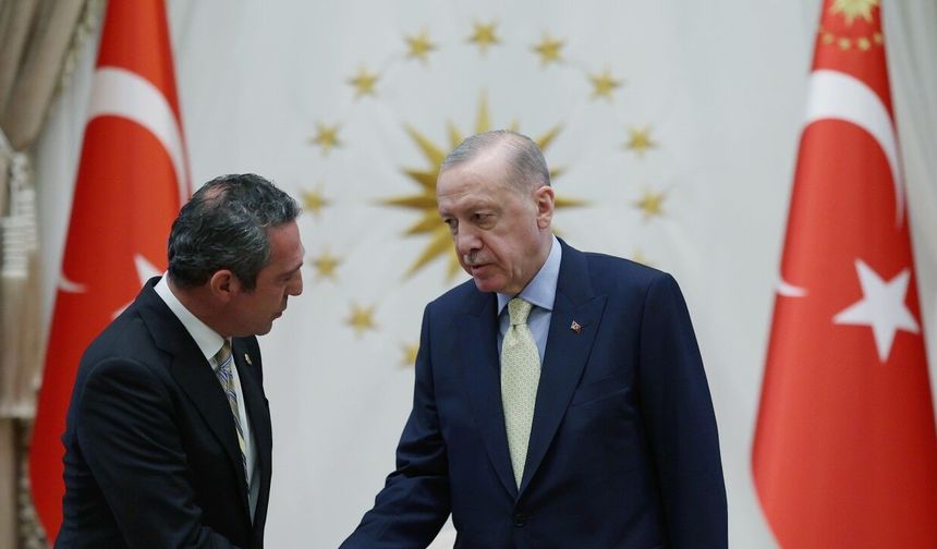 Cumhurbaşkanı Erdoğan, Fenerbahçe Başkanı Ali Koç'u kabul etti