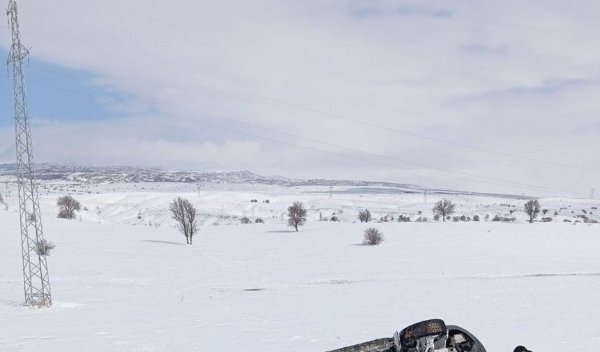 Karlıova’da, kar kalınlığı 15 santime ulaştı