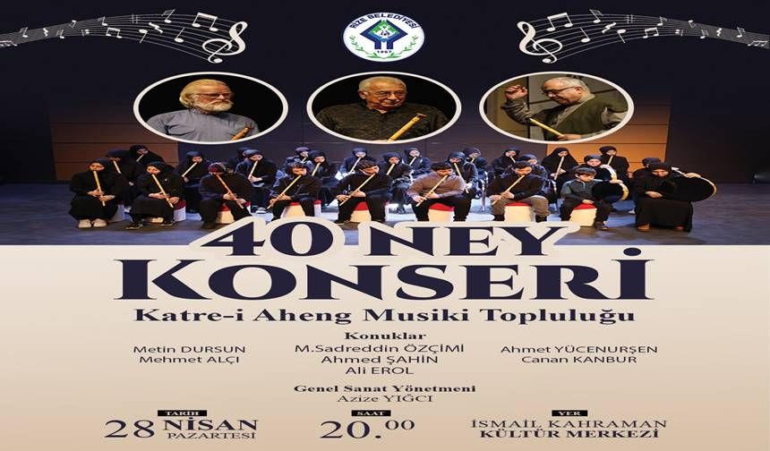 Rize’de '40 Ney Konseri' ile Ruhlara Dokunan Müzik Şöleni