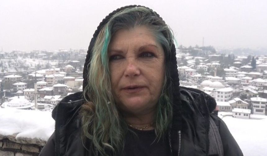 Safranbolu'da kar güzelliği