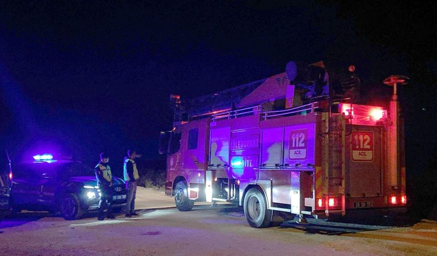 Tekirdağ'da doğal gaz kuyusunda gaz kaçağına müdahale ediliyor