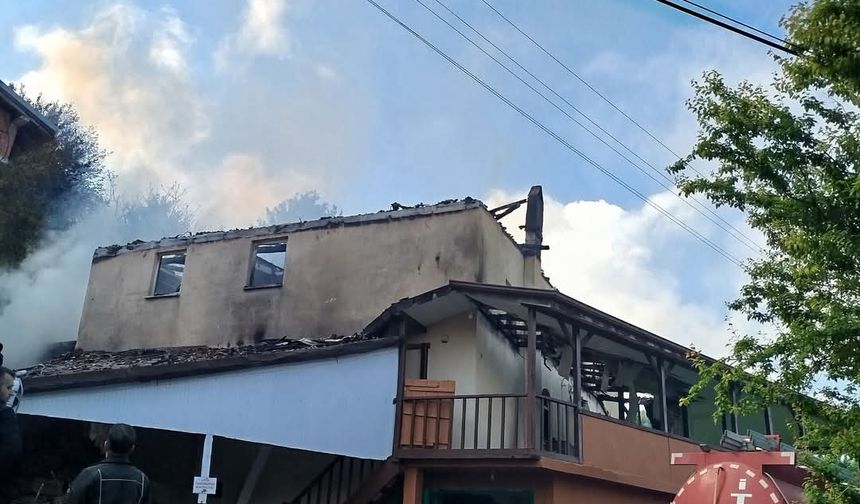 Karabük'te cami yangını
