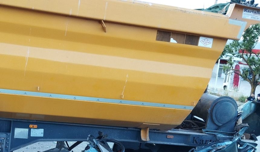 Burdur’da kaza; 1 ölü, 1 yaralı