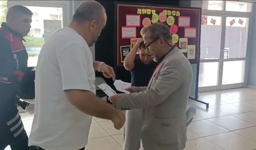 Trabzon’da sınava geç kalan öğrenciyi polisler yetiştirdi