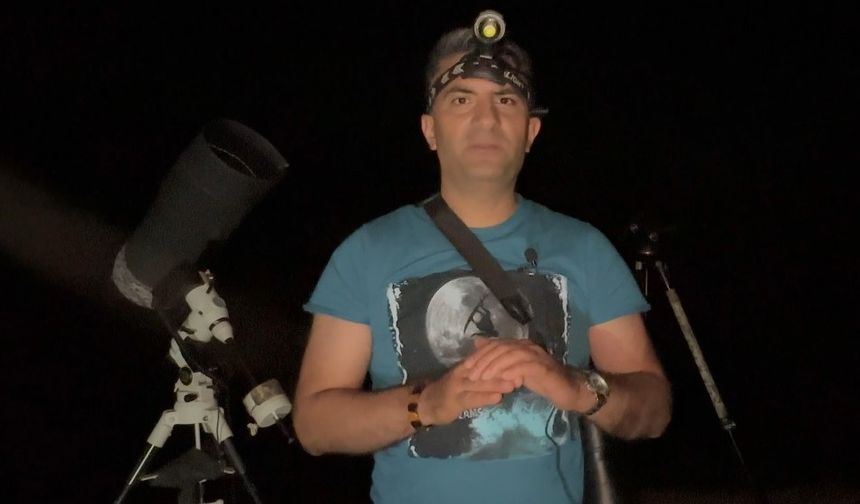 Bitlis'te fotoğrafçılar, Perseid meteor yağmurunu fotoğrafladı