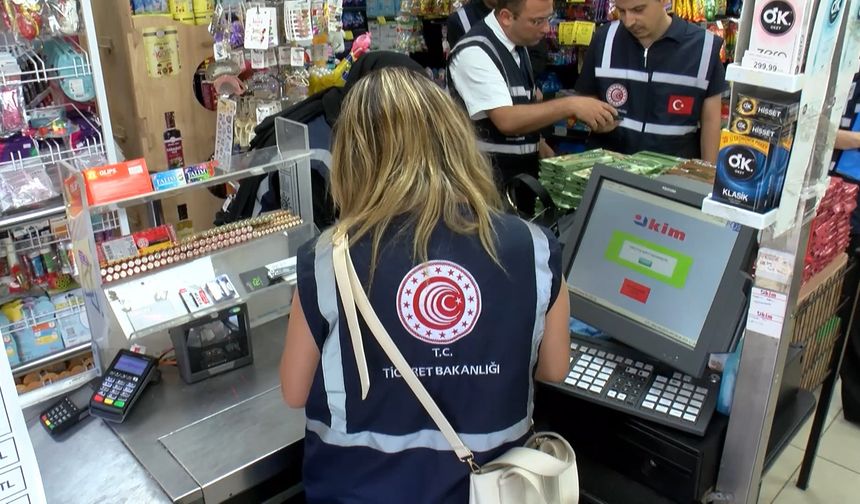 İstanbul - Ticaret İl Müdürlüğü ekiplerinden market denetimi