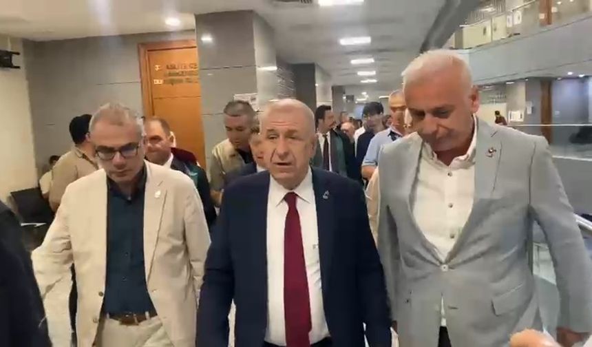 İstanbul- Ümit Özdağ, adliyeye geldi -1