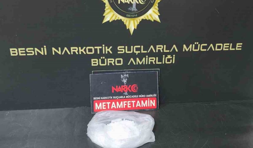 Besni’de uyuşturucu operasyonuna 2 tutuklama