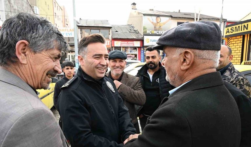 Emniyet Müdürü Önder, esnafın sorunlarını sahada değerlendirdi