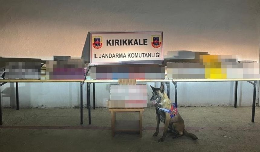 Kırıkkale’de 1 buçuk milyon liralık kaçak ürün ele geçirildi