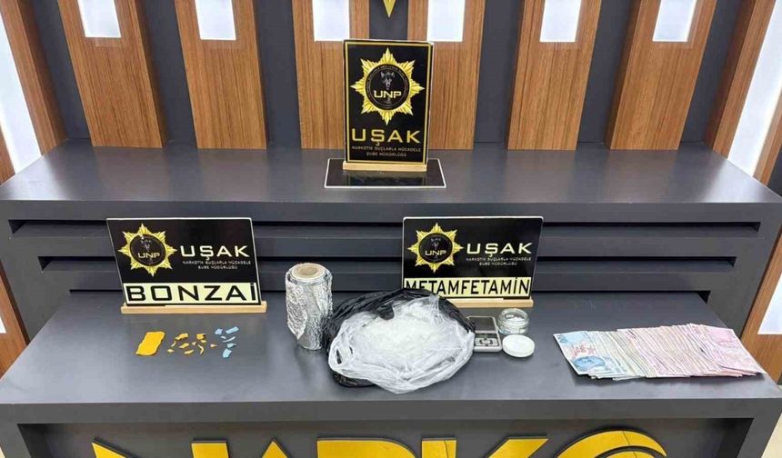 Uşak’ta uyuşturucu operasyonu: 5 kişi tutuklama