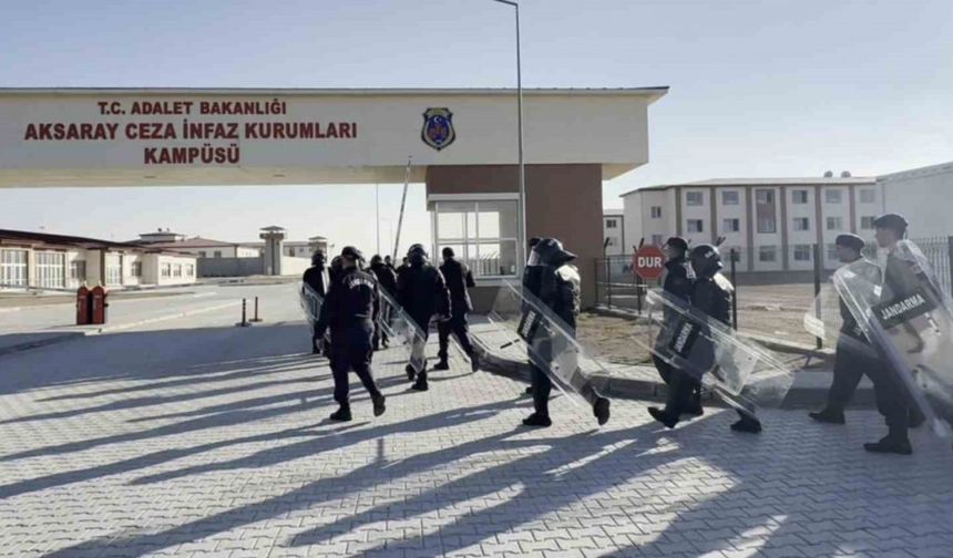 Aksaray Cezaevinde tatbikat alarmı