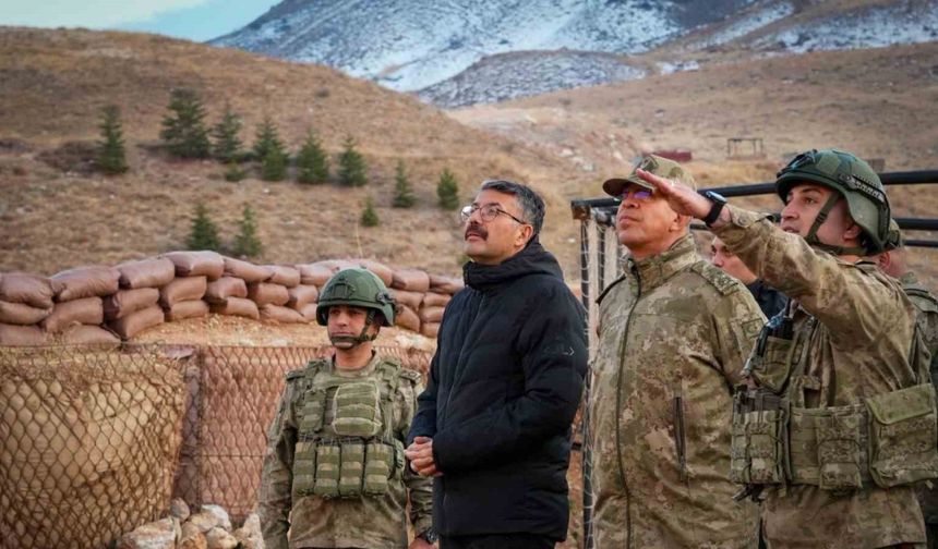 Aktütün Karakolu’na üst düzey ziyaret