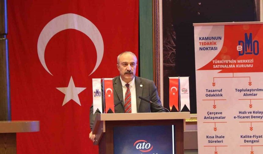 ATO Yönetim Kurulu Üyesi Güçlü: "Kamuda ihtiyaçların yerli üretimle karşılanması özel sektör ve tüm tedarik zinciri açısından hayati öneme sahip"