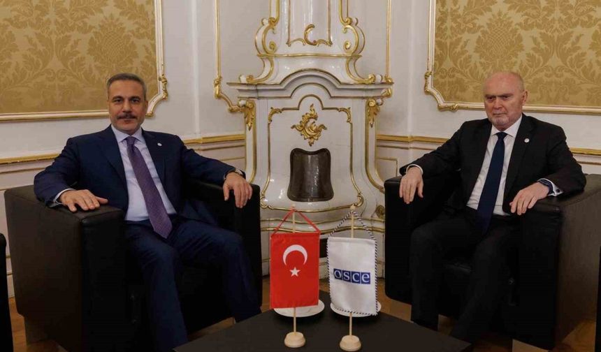 Bakan Fidan, AGİT Genel Sekreteri Sinirlioğlu ile görüştü