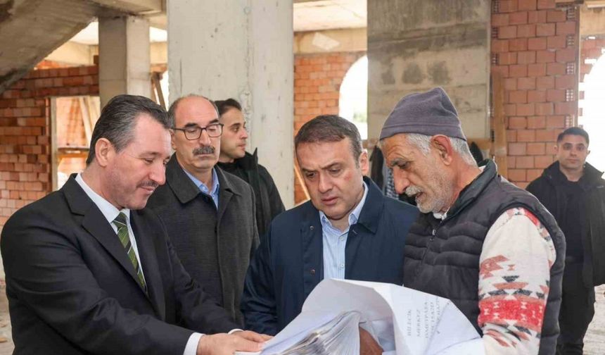 Bilecik Valisi Sözer’den Kuba Camii incelemesi