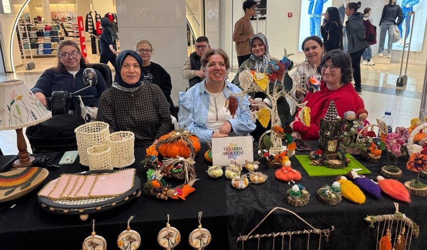 Bu eserlerin hepsi özel gereksinimli bireylerin ellerinden çıktı