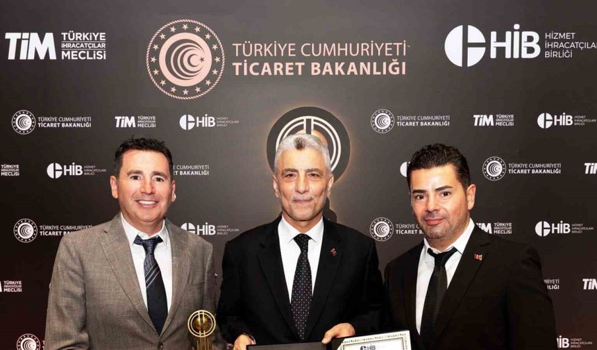 Bursa Kebap Evi’ne ‘Hizmet İhracatı Şampiyonu’ ödülü