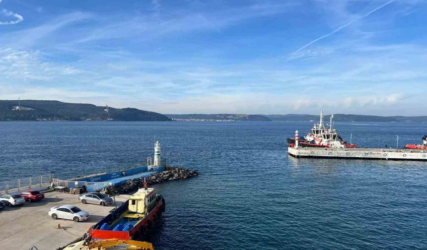 Çanakkale Boğazı sisin etkisini yitirmesiyle tekrar trafiğe açıldı