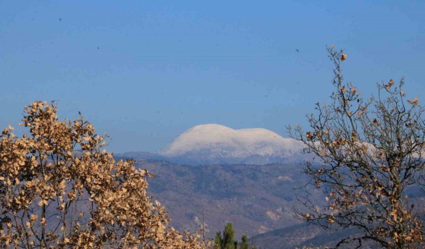 Çankırı’da sonbahar ve kış aynı karede