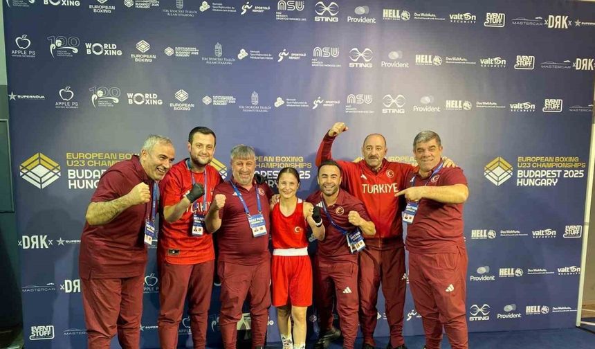 Cizreli milli boksör, Macaristan’da Avrupa şampiyonu oldu