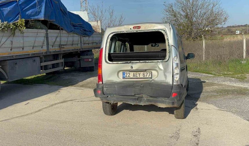 Edirne’de zincirleme kaza: 1 yaralı