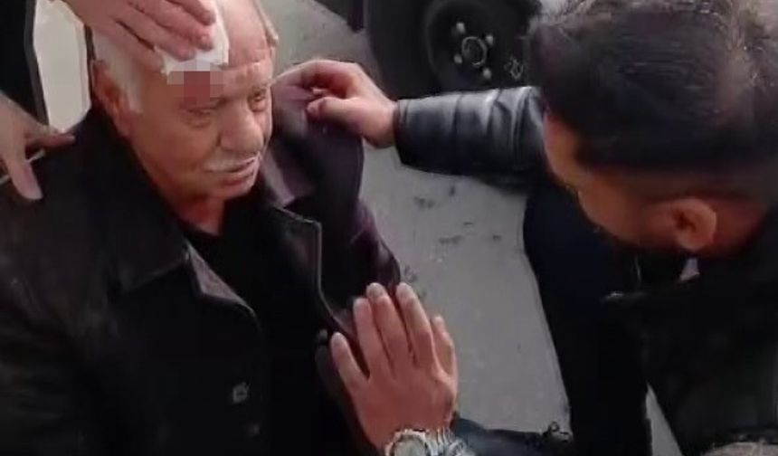 Elazığ’da otomobilin çarptığı yaşlı adam yaralandı