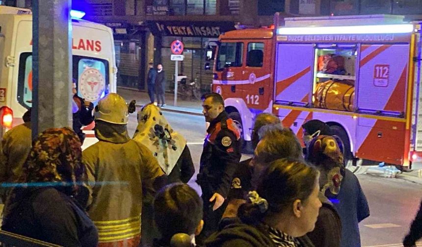 Genç kadın, polis ve itfaiye ekiplerini seferber etti