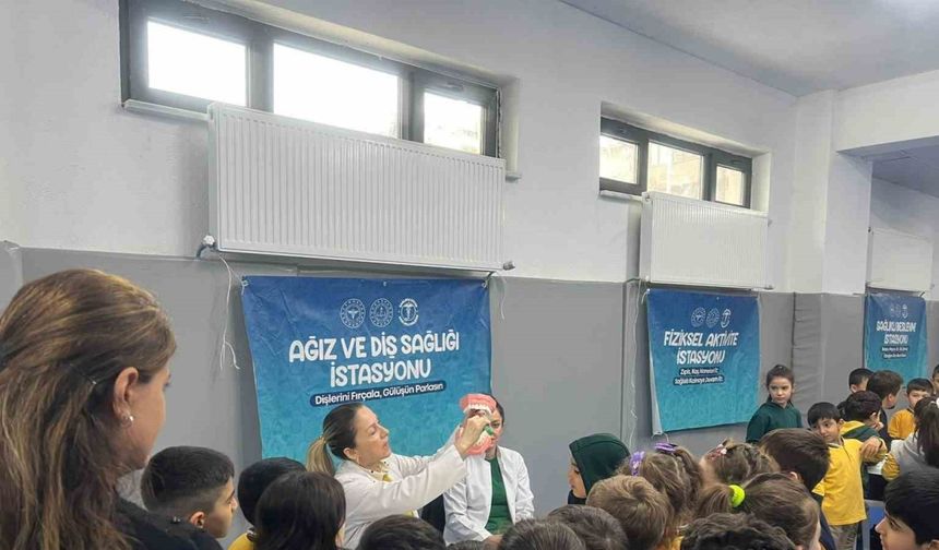 Işık İlkokulunda sağlıklı çocuk sağlıklı gelecek etkinliği