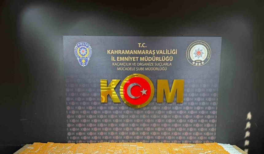 Kahramanmaraş’ta kaçakçılık operasyonları: 4 gözaltı