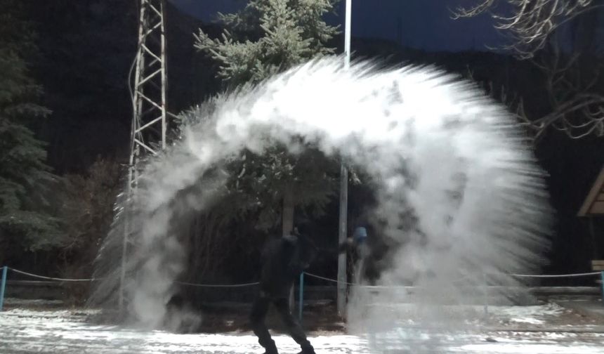 Kars’ta Sibirya soğukları etkisini sürdürüyor