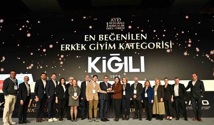 Kiğılı, ‘En Beğenilen Erkek Giyim Markası’ seçildi