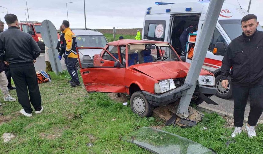 Kırklareli’nde trafik kazası: 1 yaralı