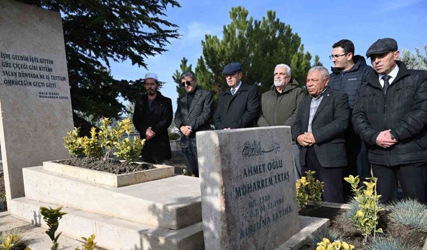 Kırşehir’de Muharrem Ertaş kabri Başında Anıldı