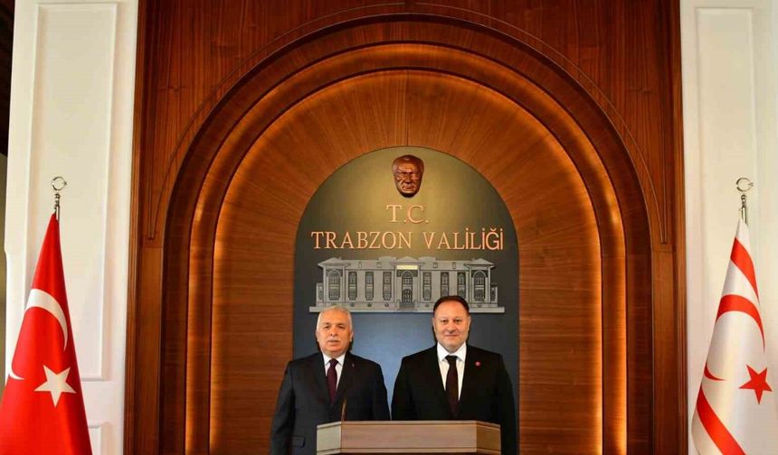 KKTC Meclis Başkanı Ziya Öztürkler Trabzon’da