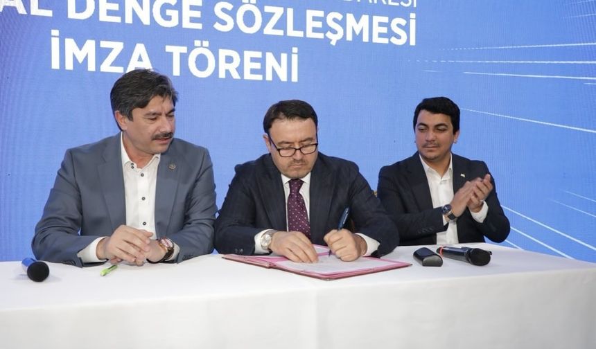 Kütahya İl Özel İdaresi’nde ’Sosyal denge tazminatı sözleşmesi’ sevinci