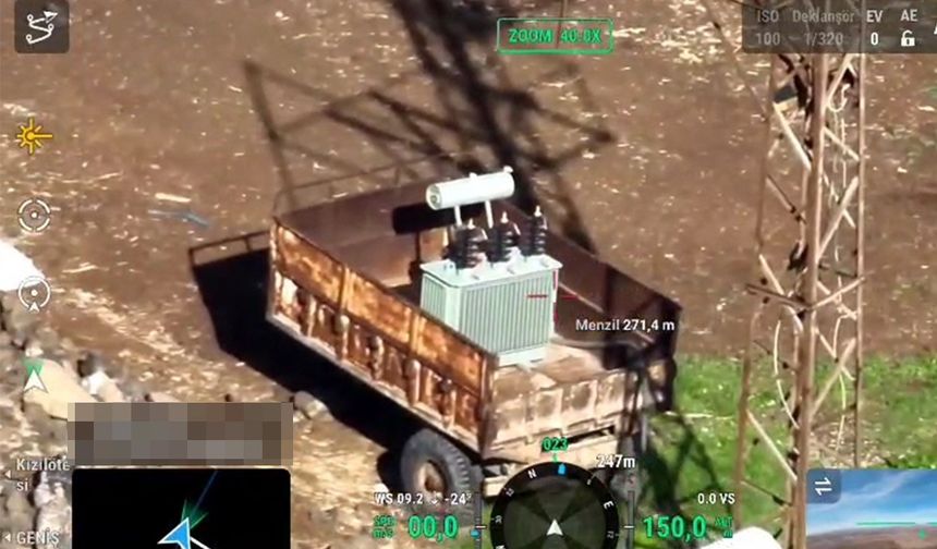 Mardin’de mobil kaçak trafolar, yapay zeka destekli dronlardan kaçamadı