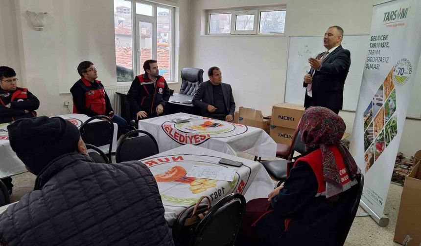 Nuribey’de çiftçilere yönelik bilgilendirme toplantısı