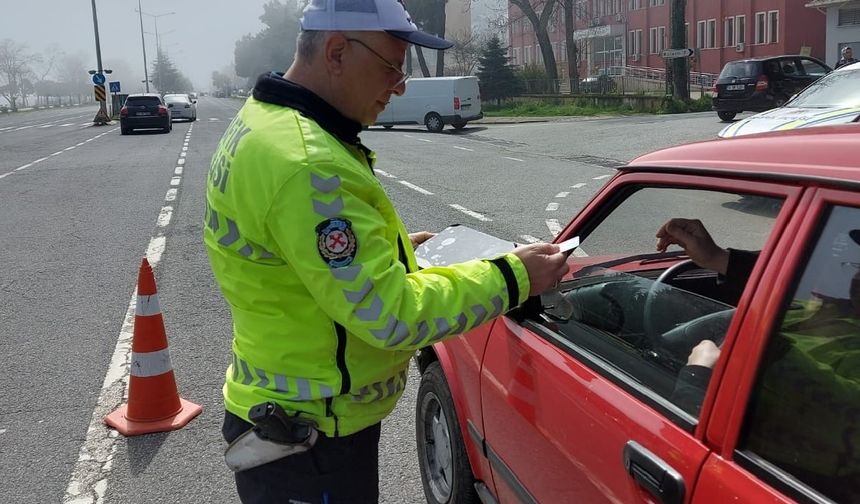 Ordu’da bir haftada 16 binden fazla araç ve sürücüsü denetledi