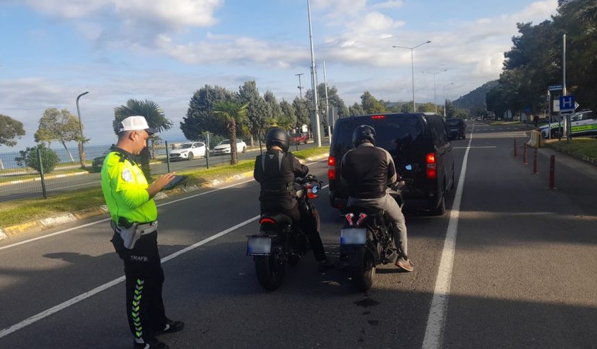 Ordu’da bir haftada yaklaşık 17 bin araç ve sürücüsü denetlendi