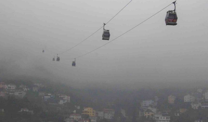 Ordu’da sis kartpostallık manzara oluşturdu