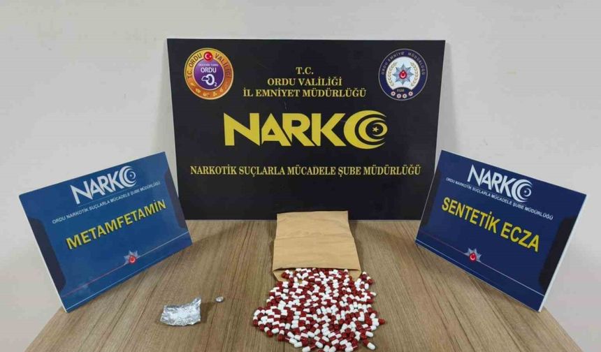 Ordu’da uyuşturucu operasyonlarında 1 tutuklamala