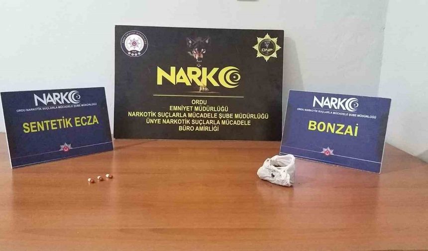 Ordu’da uyuşturucu operasyonlarında 2 tutuklama