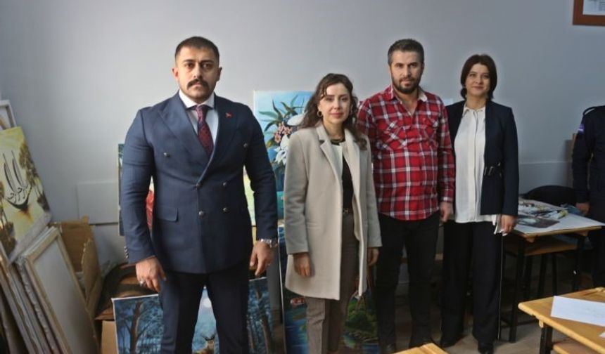 Patnos’ta açık cezaevinde hükümlülere meslek edindirme kursları başladı