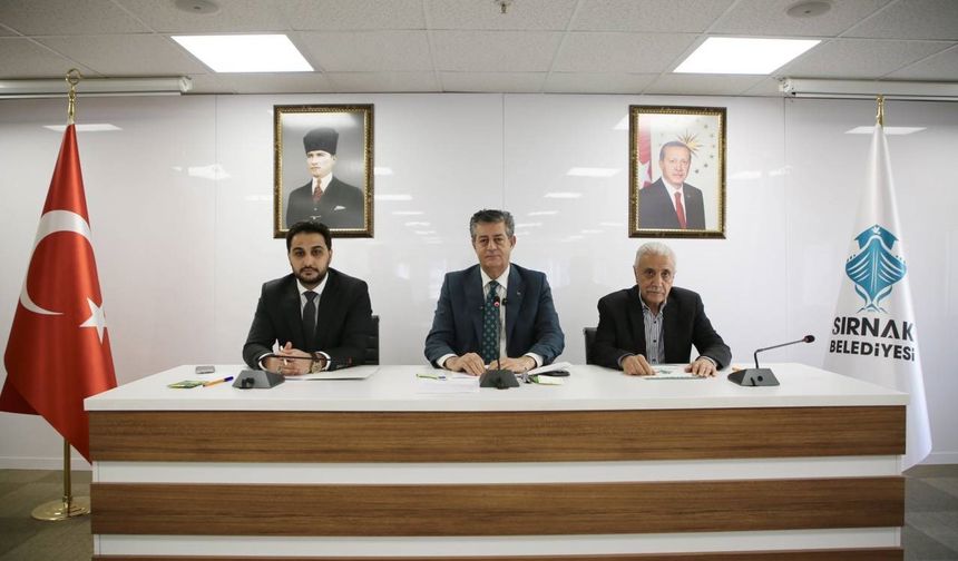 Şırnak Belediyesinde 2025 yılının son meclis toplantısı yapıldı